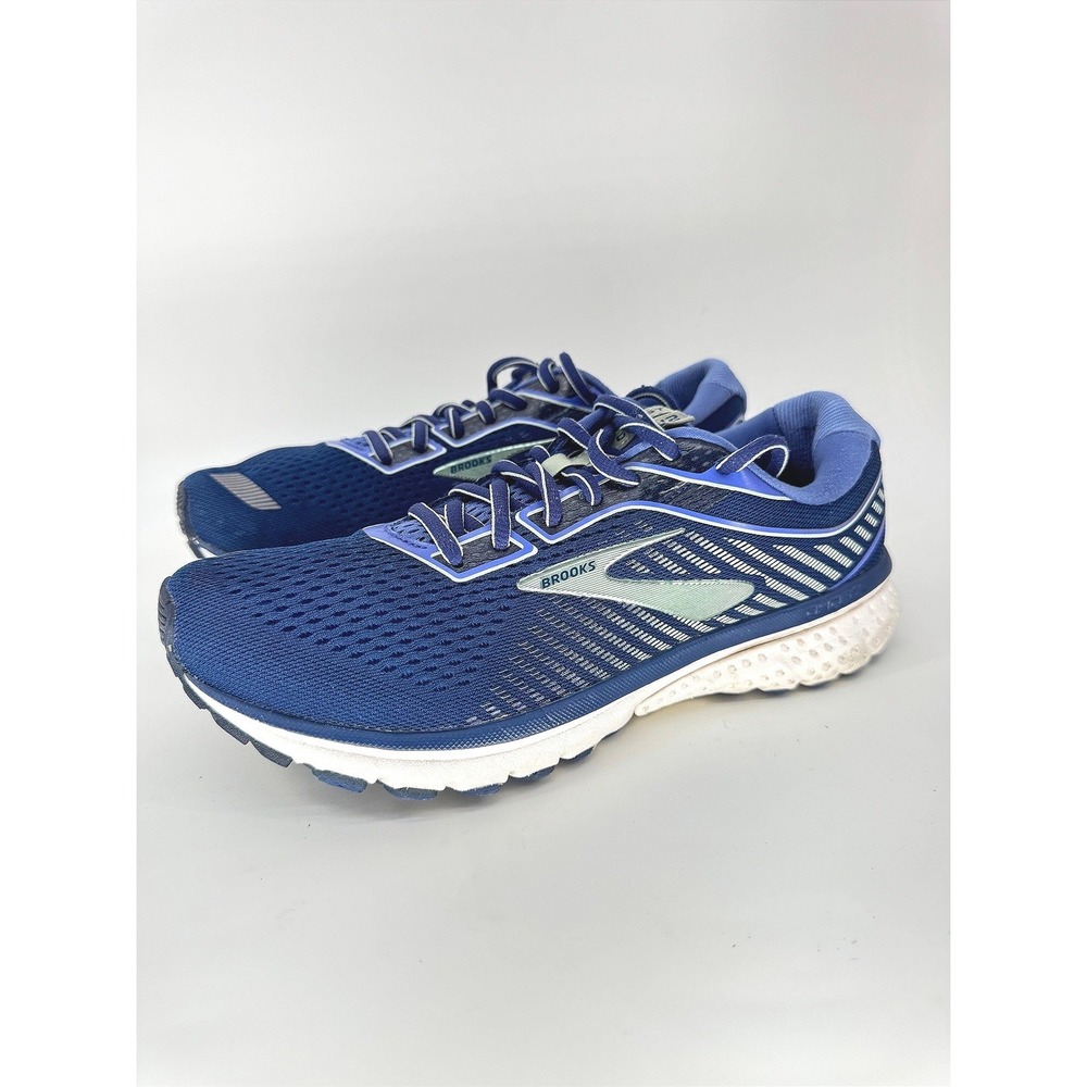 Brooks Ghost 12 Running Shoes Womens 8.5 Blue DNA Loft Athletic Sneakers